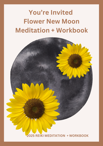 Private New Moon Reiki, Meditation, Soundbowl + Workbook