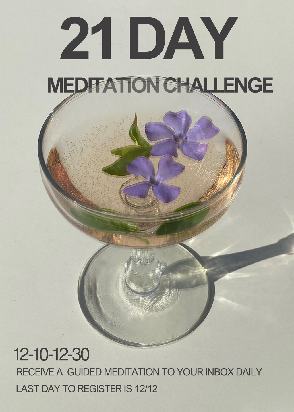 21 Day December Meditation Challenge